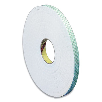 3M™ 4016 Double Coated Urethane Foam Tape, 0.38" X 36 Yds, White freeshipping - TVN Wholesale